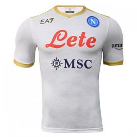 Koszulka SSC Napoli Wyjazdowe Stroje Piłkarskie 2021/22 Krótki Rękaw